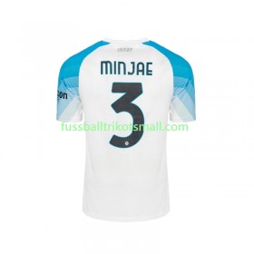 Fußballtrikots Napoli Face Game Minjae 3 2022-2023 Kurzarm Heimtrikotsatz kaufen